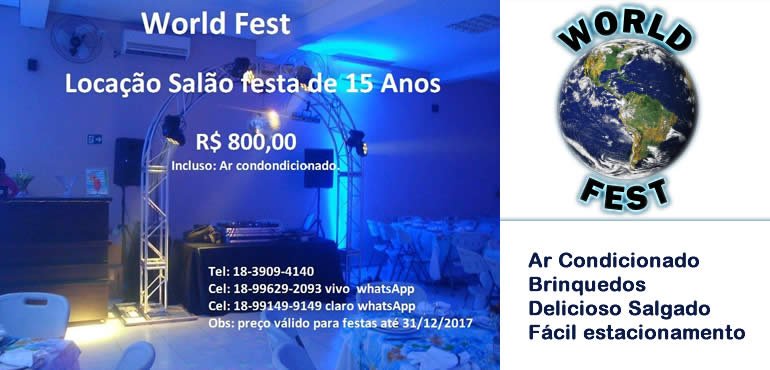 Wolrd Fest Buffet para Festas e Organização de Eventos